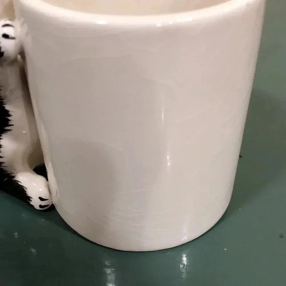 Cat handle tea/coffee ceramic mug - Picture 3 of 7